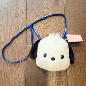 Sanrio Pochacco Plush Crossbody Bag | Japan Exclusive | New with Tags